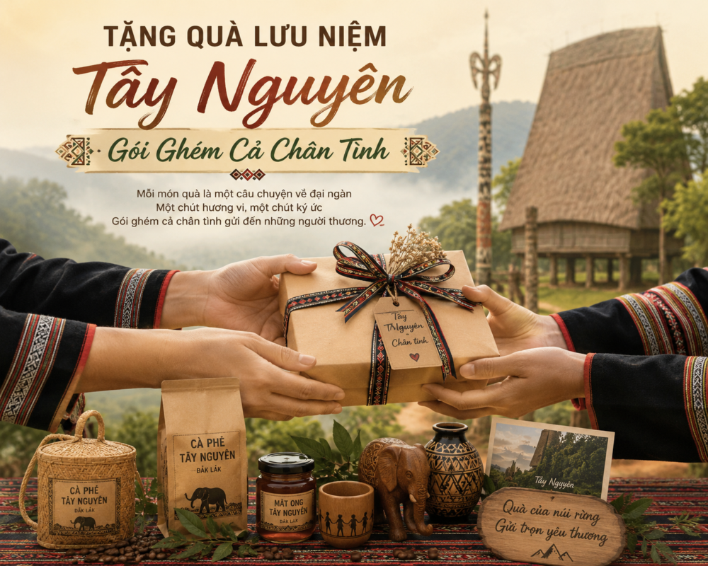 tặng quà lưu niệm