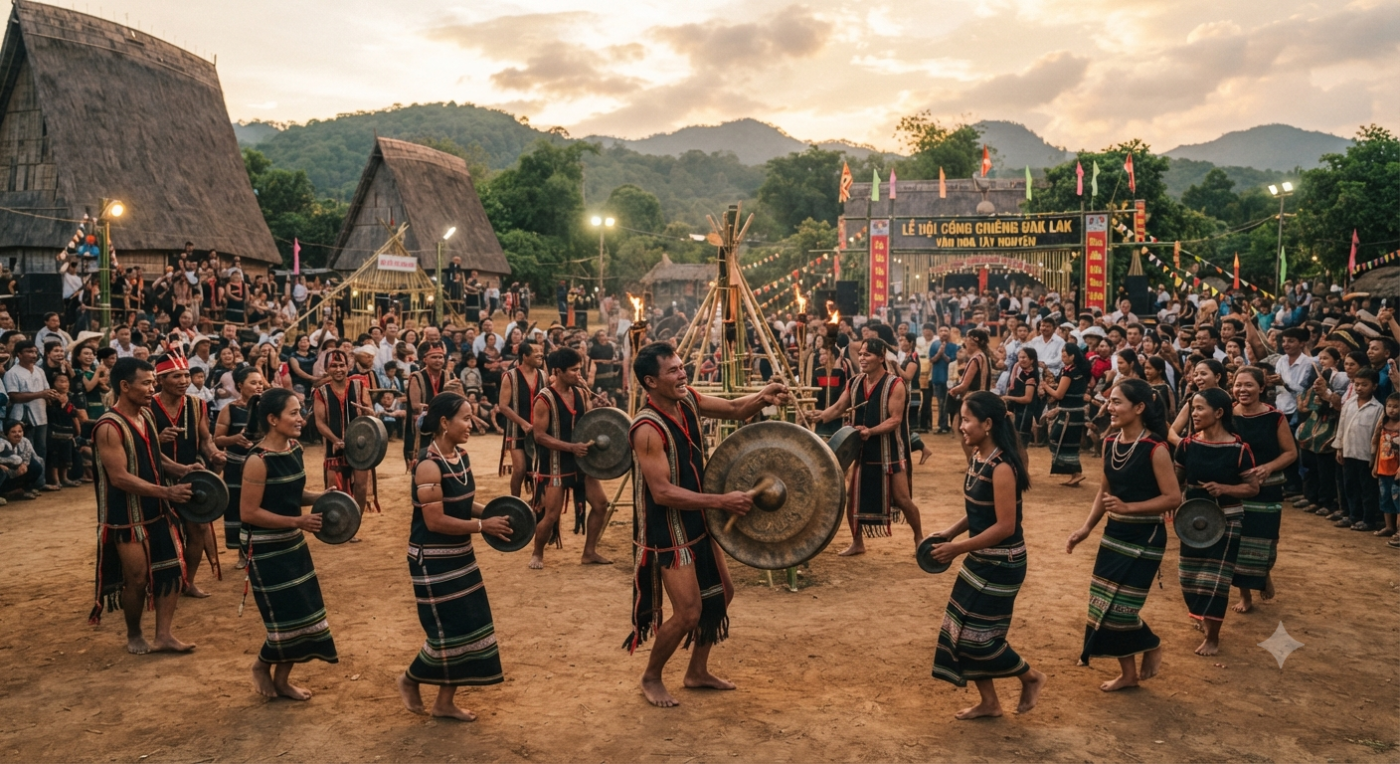cồng chiêng đăk lăk.