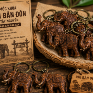 móc khóa voi Bản Đôn