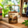 ly gốm in hình dak lak loại nhỏ