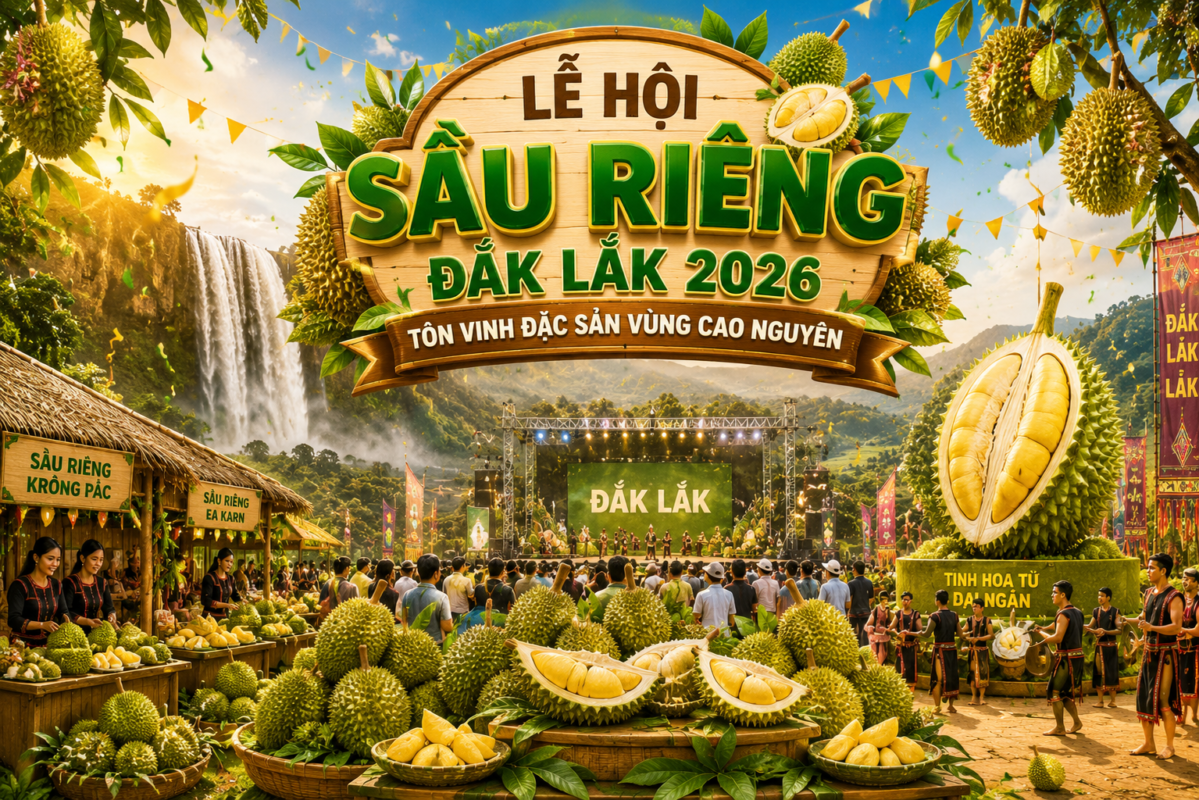 Lễ hội Sầu riêng Đắk Lắk 2026