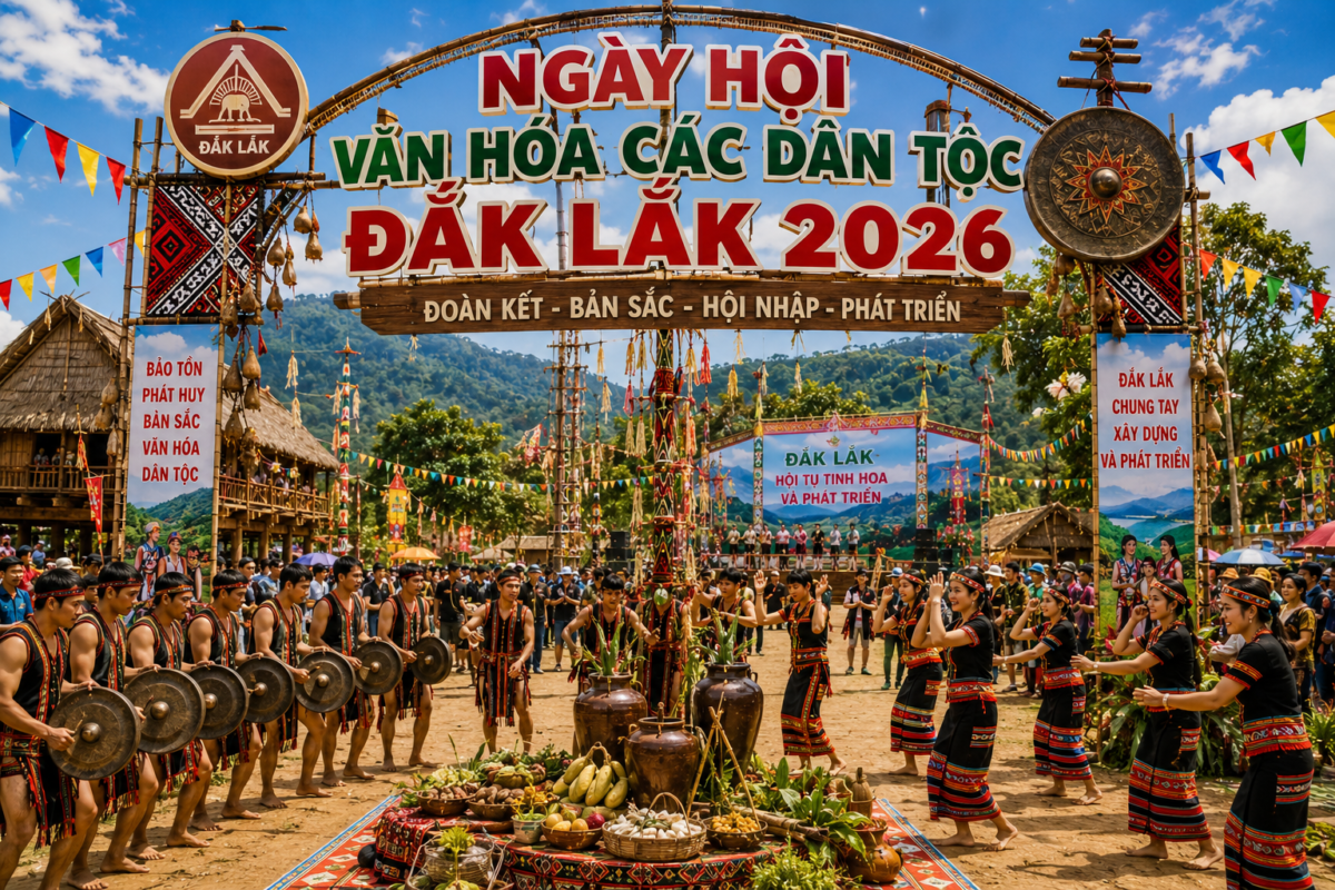 Ngày Hội Văn Hóa Các Dân Tộc Đắk Lắk 2026