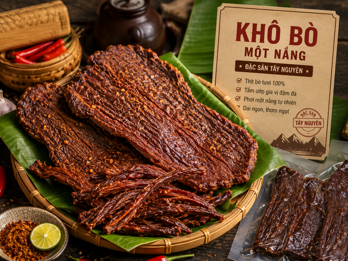 khô bò một nắng